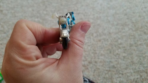 Vintage 1980 Matchbox Harley Davidson #50 ~Made In Thailand~Blue