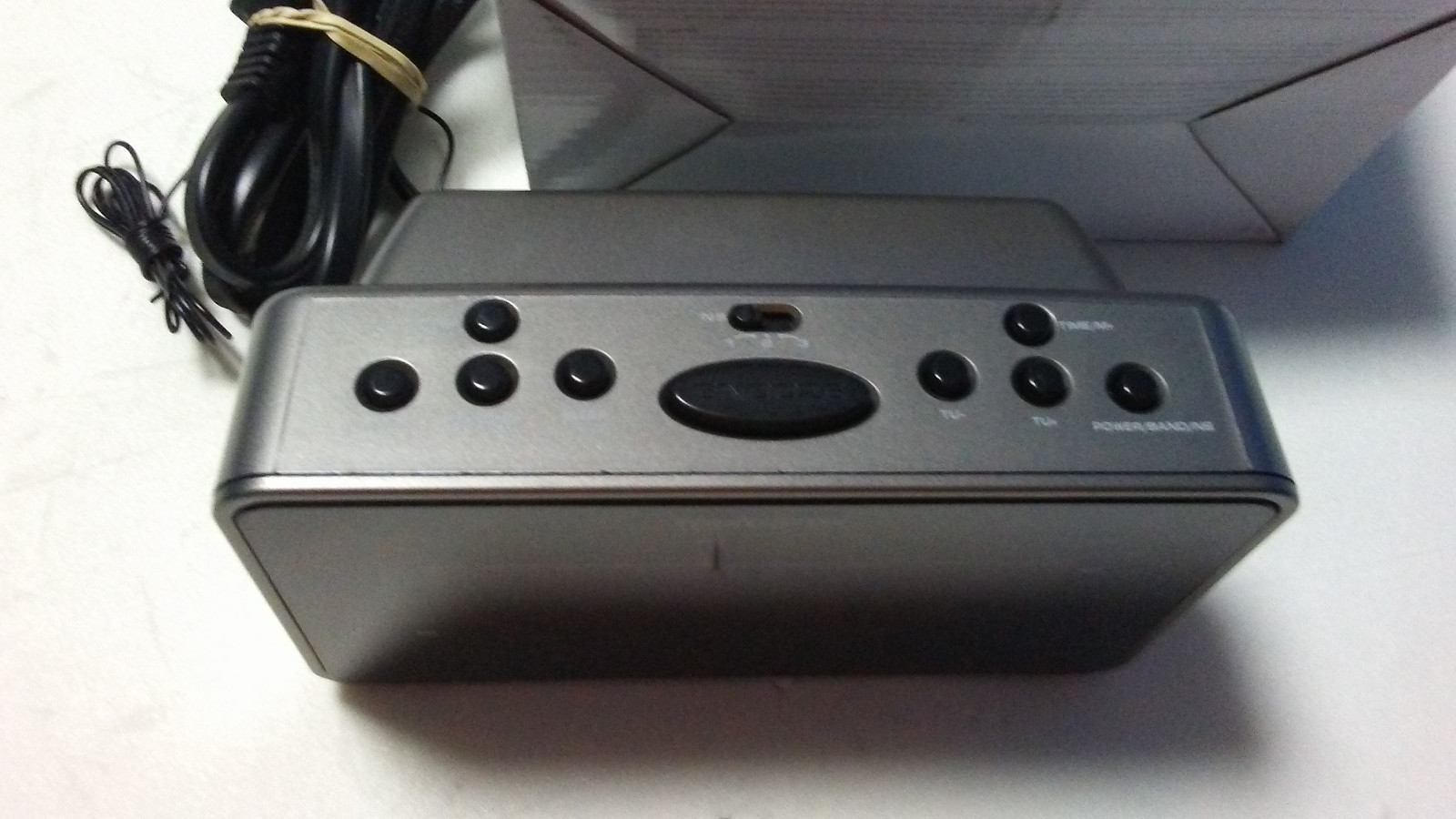 Memorex Soothing Sounds Alarm Clock Radio MC6306BKA