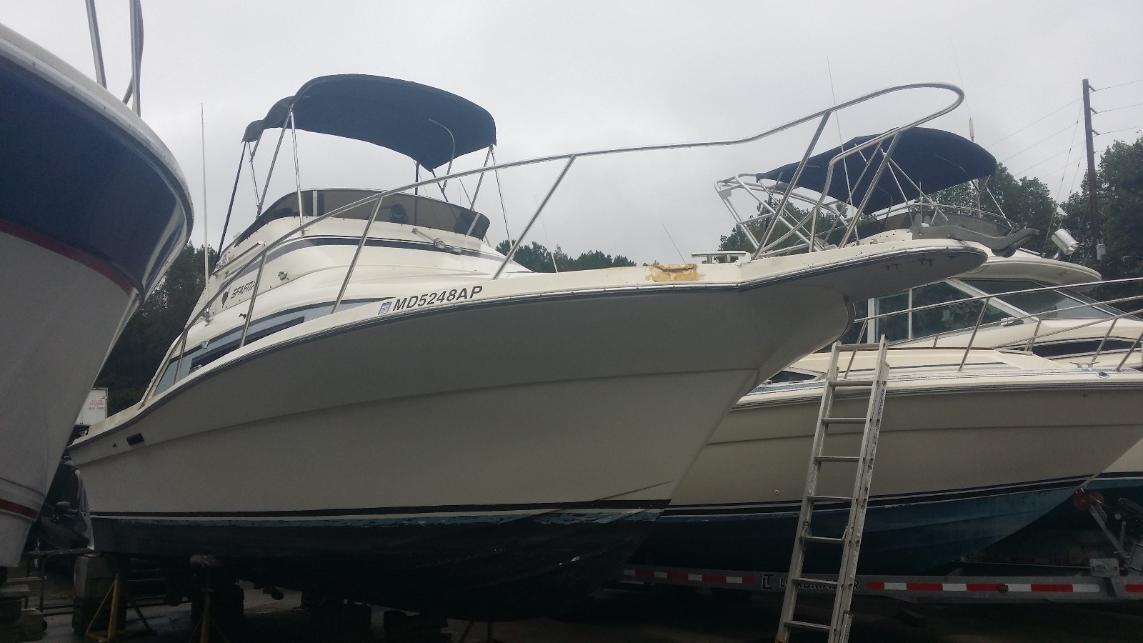 1986 290 SEA FOX TWIN V-8 FLY BRIDGE,SEA RAY, BAYLINER ,DONZI, CHAPPAREL, LUHRS
