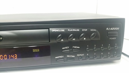 RJ Tech RJ 4200-II Karaoke Machine Receiver With Power Cable Only TESTED