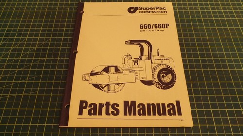 SUPERPAC COMPACTION MODEL 660 / 660P PARTS MANUAL S/N 100370