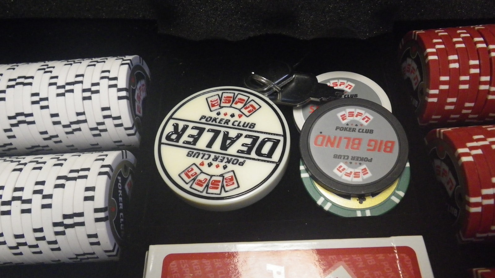 ESPN Poker Club set in case - excellent condition - complete