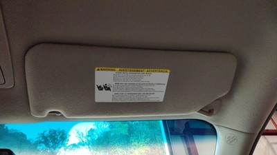 2011-2014 Toyota Sienna RH Passenger Side Interior Sunvisor Sun Visor Bisque-42