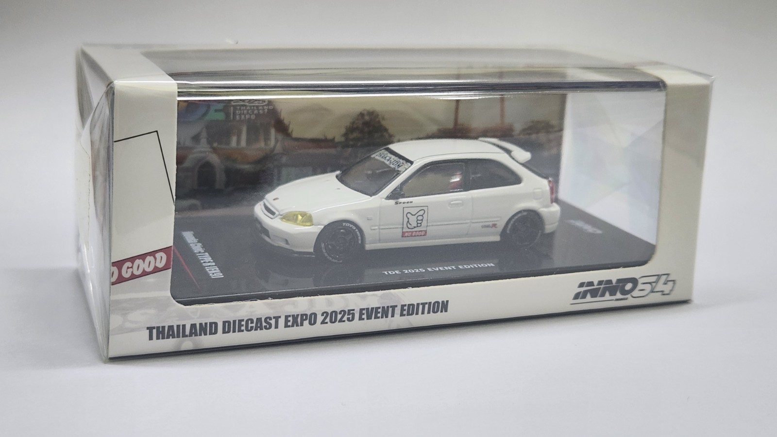 イノモデル Honda Civic Type-R EK9 ミニカー 2台セット Hobby Japan - JDM64 - Honda Civic Type R EK9 Yellow