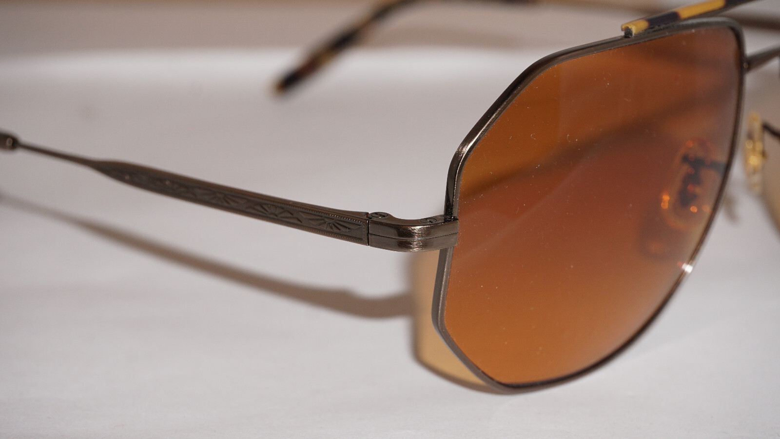 Pre-owned Oliver Peoples Brunello Cucinelli Moraldo Ov1317st 528478 59 16 145 In Cognac Gradient