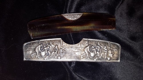 Sterling Silver and Hand Mirror And Comb Set