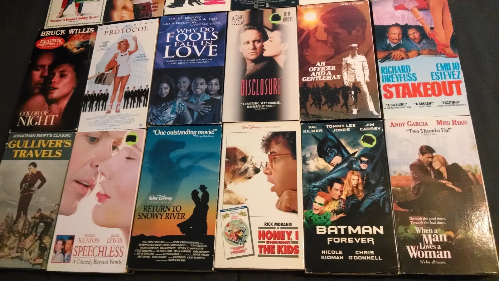 Lot of 24 Assorted VHS Movies
