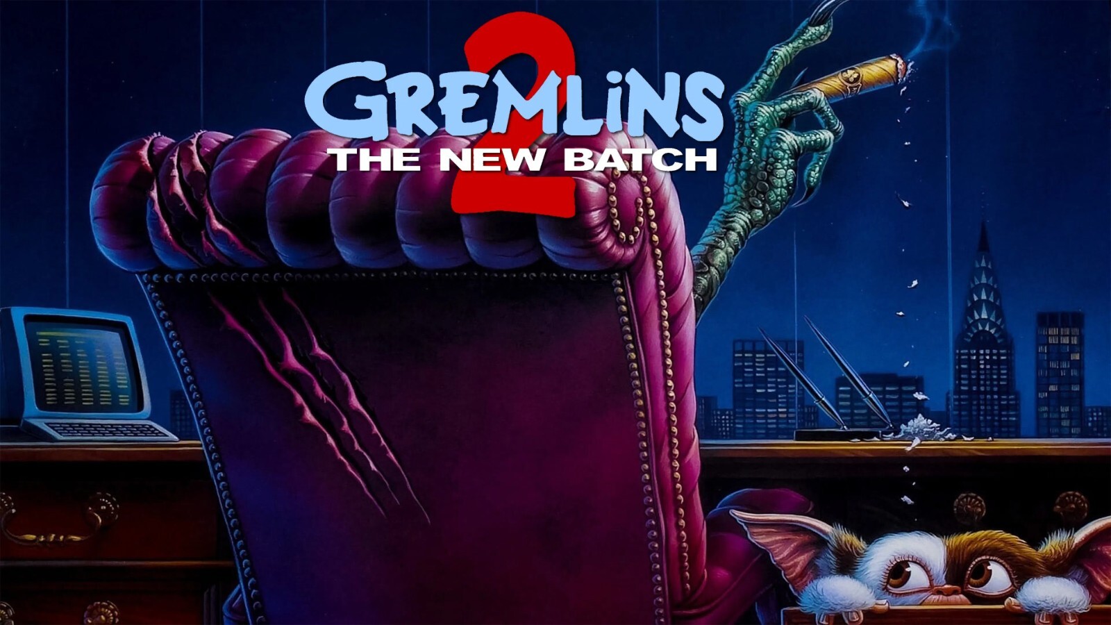 1990 Gremlins 2 The New Batch Movie Poster 11X17 Gizmo Billy Kate