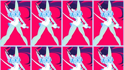 Anime kill la kiryuin satsuki collage girls women with Playmat Game Mat Desk