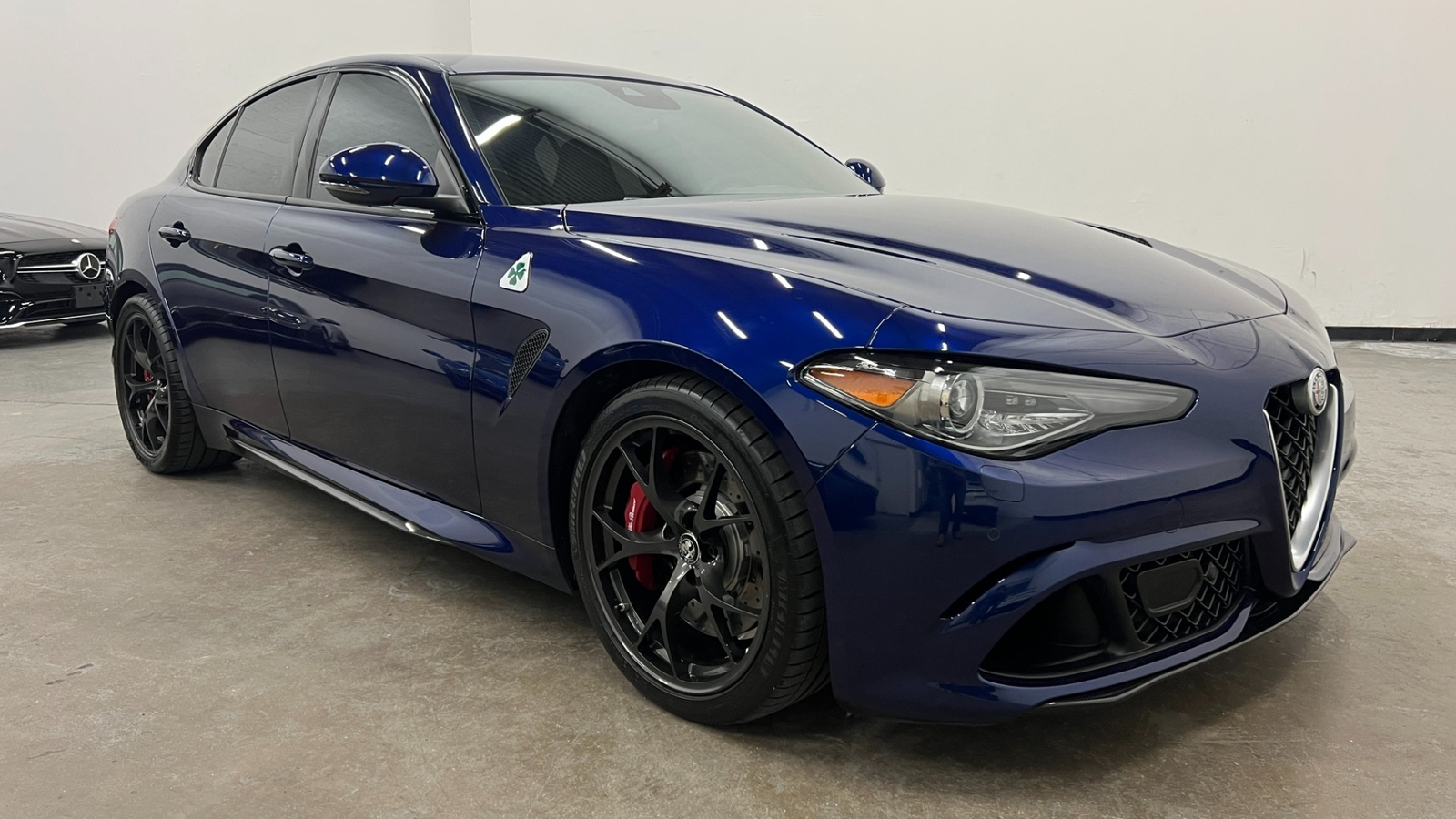 2019 Alfa Romeo Giulia Quadrifoglio 20124 Miles, Montecarlo Blue
