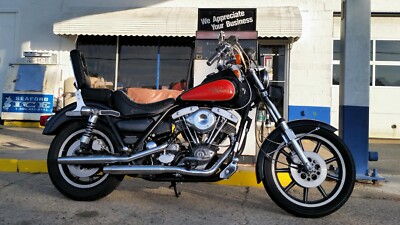 1982 Harley-Davidson FXR rt | 24x36 inch POSTER | motorcycle