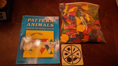Animal Pattern Book & Pattern Blocks - Education Pre-Kindergarten - Grade 3 STEM