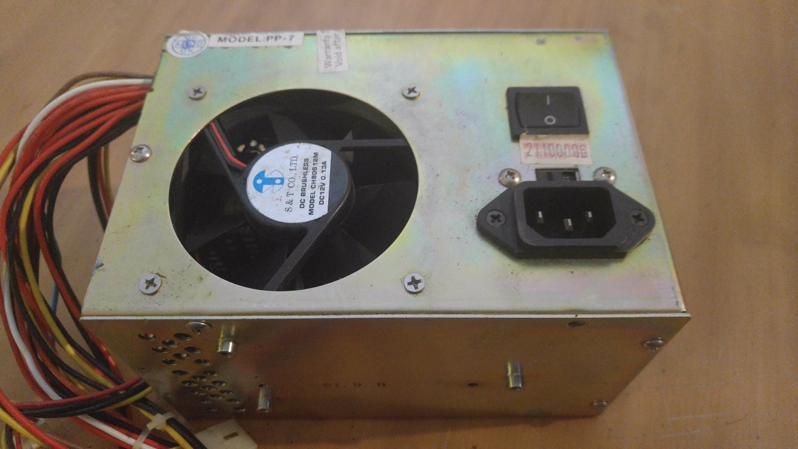 Nice Vintage Used Nintendo Power Supply Model PP-7 Arcade Machine? - *Untested