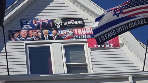 „We The People“ Trump Flagge – Doppelseitig, Wetterfest, Für Garten, Balkon & Events