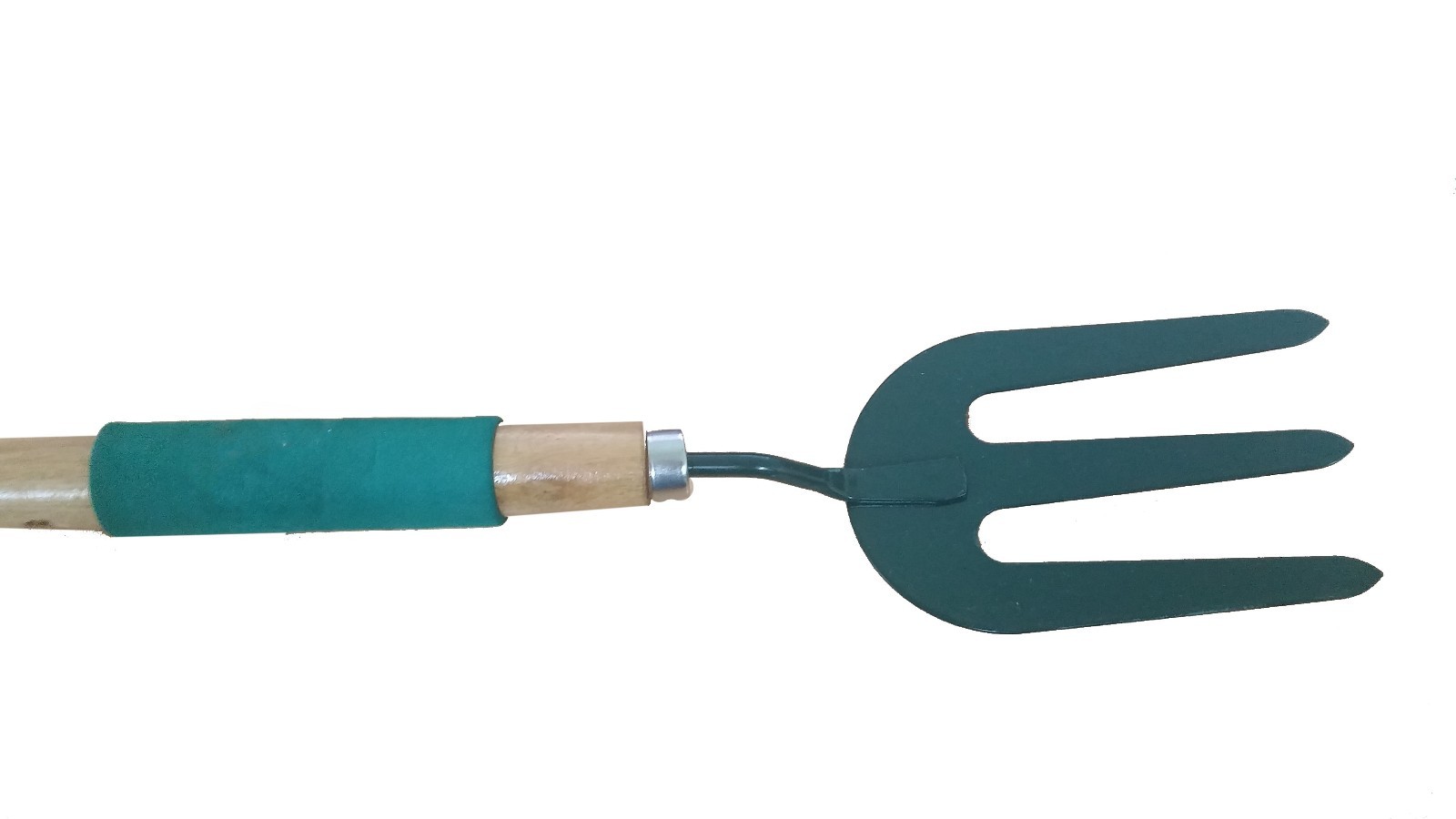 Forchetta Forca A 3 Denti Attrezzo Giardinaggio Giardino Manico Legno Gomma dfh