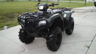 atv 2016 HONDA TRX 500 ELECTRIC SHIFT AUTOMATIC 5 SPEED 4X4 800 MILES RUBICON