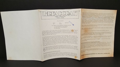 Threadcraft String Art Thread Design Kit - GOLF PRO - 1976 Open Door COMPLETE