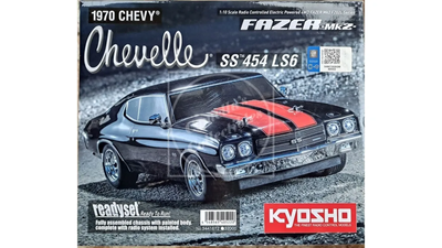 Kyosho Fazer Mk2 1970 Chevy Chevelle SS 454 LS6 Black RTR Brushed 2.4GHz 34416T2