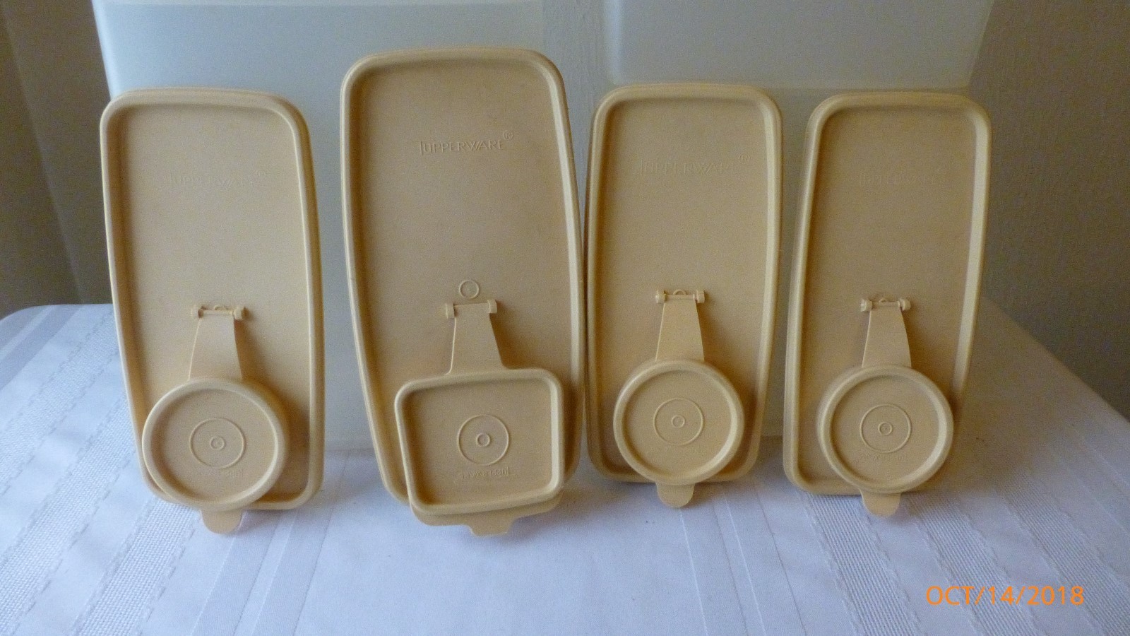 Vintage Tupperware Cereal Keepers Cupboard Organizer Set of 4