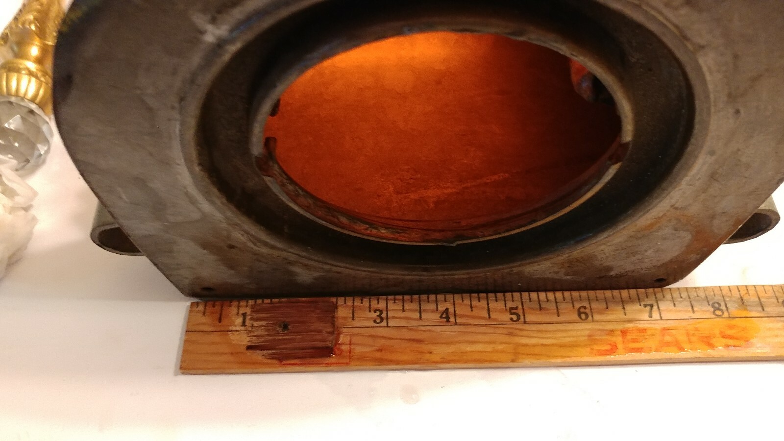 PERKINS MARINE LAMP HARDWARE PERKO SHIP NAUTICAL LAMP ORANGE BOAT MARITIME