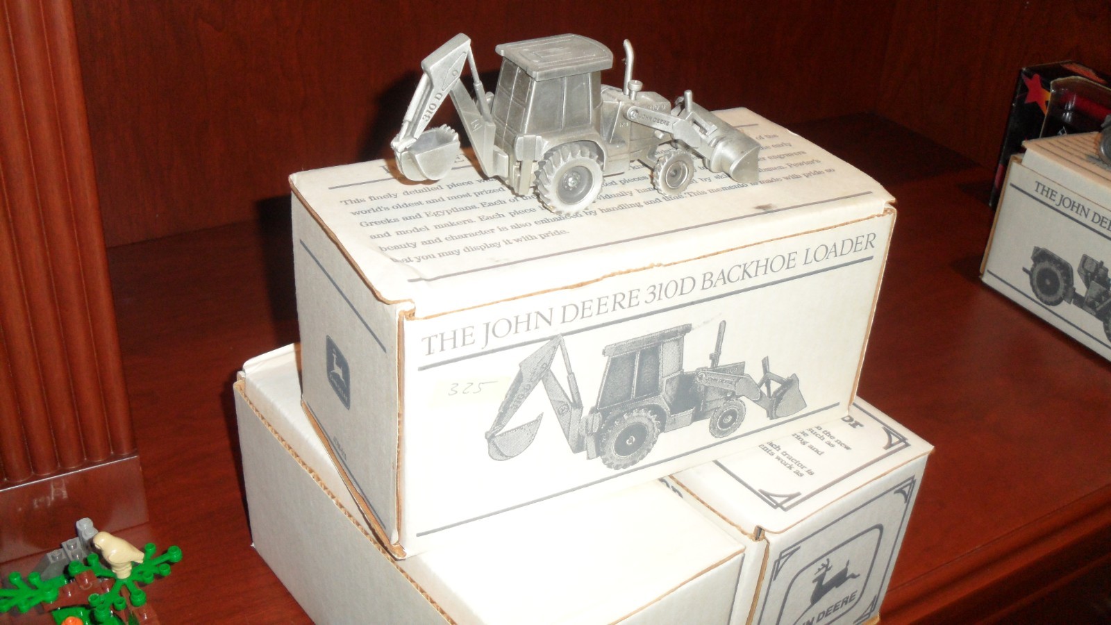 Spec Cast john Deere 310D Backhoe loader Pewter Tractor RARE