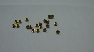 Tjet Aurora AFX 20 pieces of Solid Rivets for slot car chassis repair. Tyco ''S''.