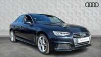 2017 Audi A4 2.0 TFSI S line S Tronic quattro Euro 6 4-door Saloon Petrol Automa