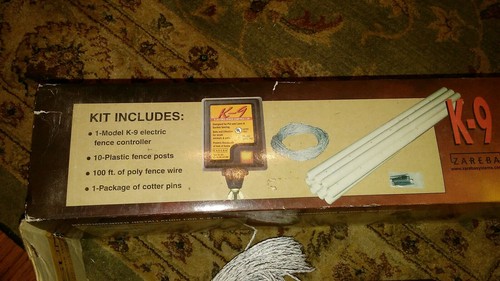 Zareba K9 Pet & Garden Fence Kit AC Powered Electric Fence Kit