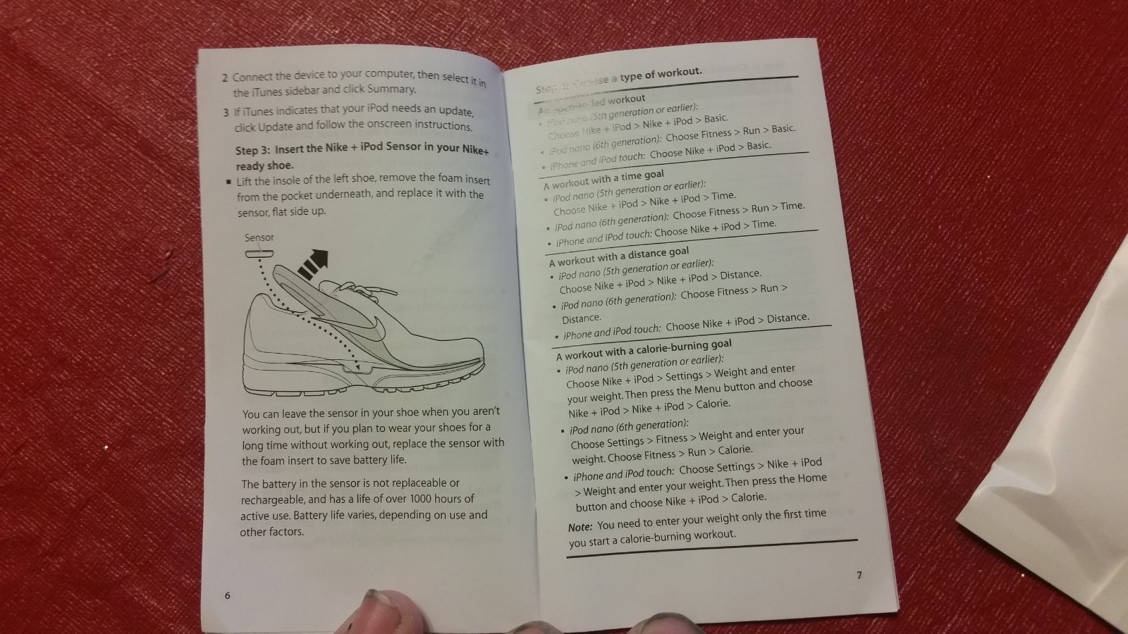 NEW NIKE+ Plus ipod Sport Shoe Kit Sensor MB329LL/E APPLE iPOD