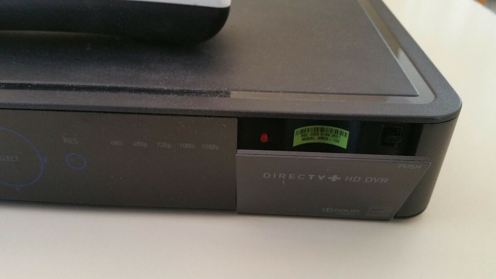 DIRECTV HR24-100 HD DVR SATELLITE RECEIVER REMOTE  (d3)