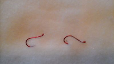10 worm harnesses with double #4 octopus red hooks.99 cents each. WH04-10