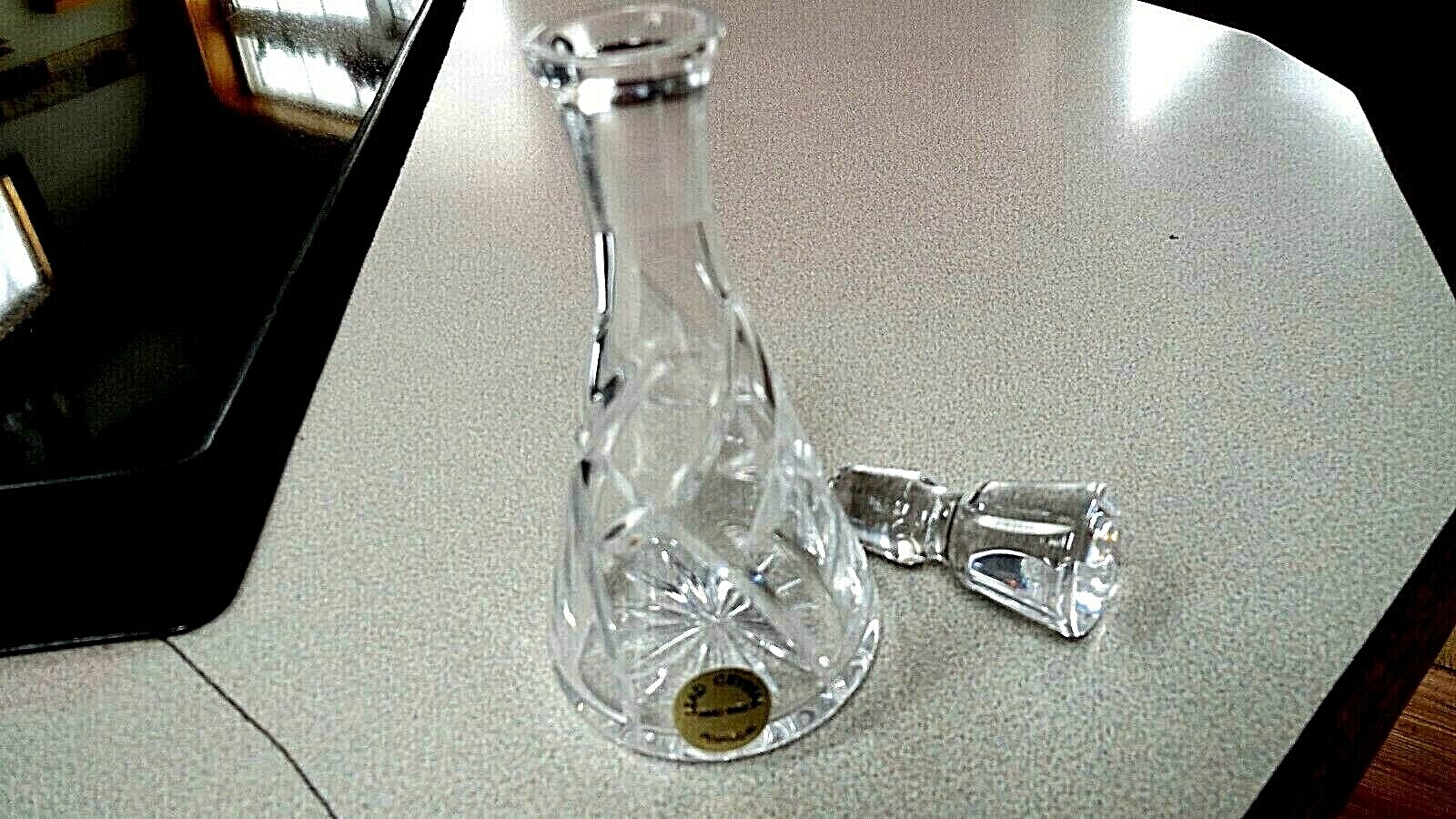 Vingage Lead Crystal Bottle/Decanter Small Portugal