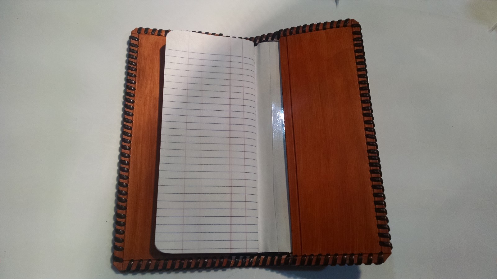 Oil Field Leather Pipe Tally Book Cover 8.75