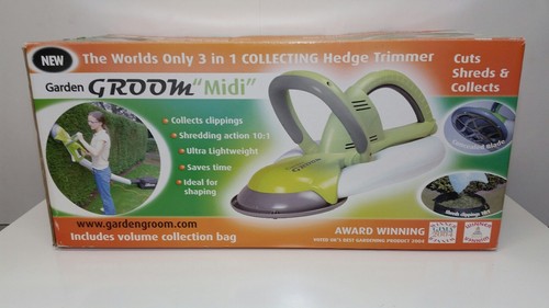Garden Groom Midi Electric Hedge Shaping Trimmer Collect Clipping Collection Bag