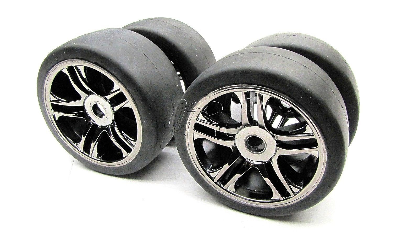 XO1 TIRES Front/Rear (6479 & 6477) Set of 4 Wheels Tyres Traxxas