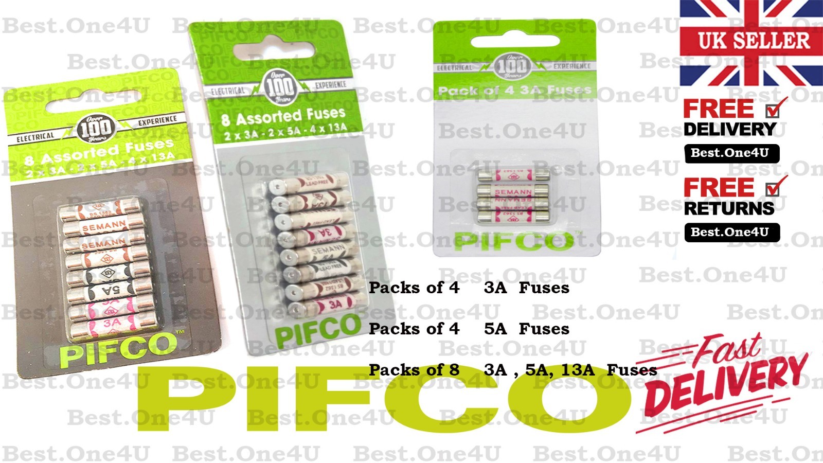 20 2 FREE x 13A 13 AMP DOMESTIC HOUSEHOLD FUSE MAINS PLUG CARTRIDGE FUSE