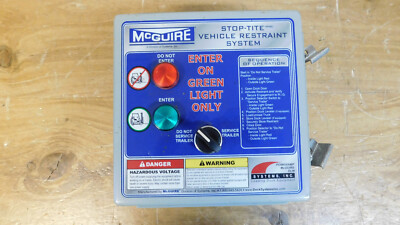 McGuire Stop-Tite Vehicle Restraint System Loading Dock Controller used MSP