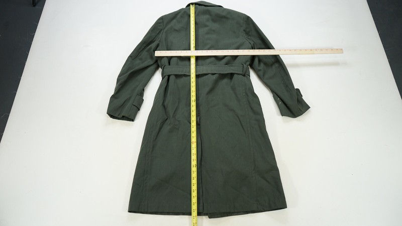 Rare VTG Wool Gabardine AG-44 W/ Removable Liner Overcoat