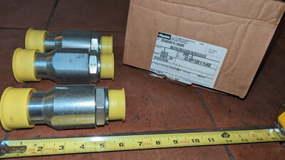 (3) Parker Pipe-S Adj RSPP Code 61 Flanges 20A40HQ1S-L9KHID READ DESCRIPTION