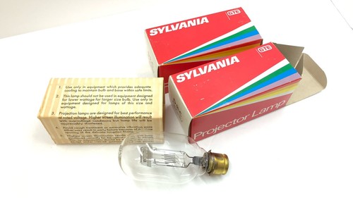 Two Sylvania DRC Projection Lamp Projector Bulb 120V 1000W AVG 50 Hours New