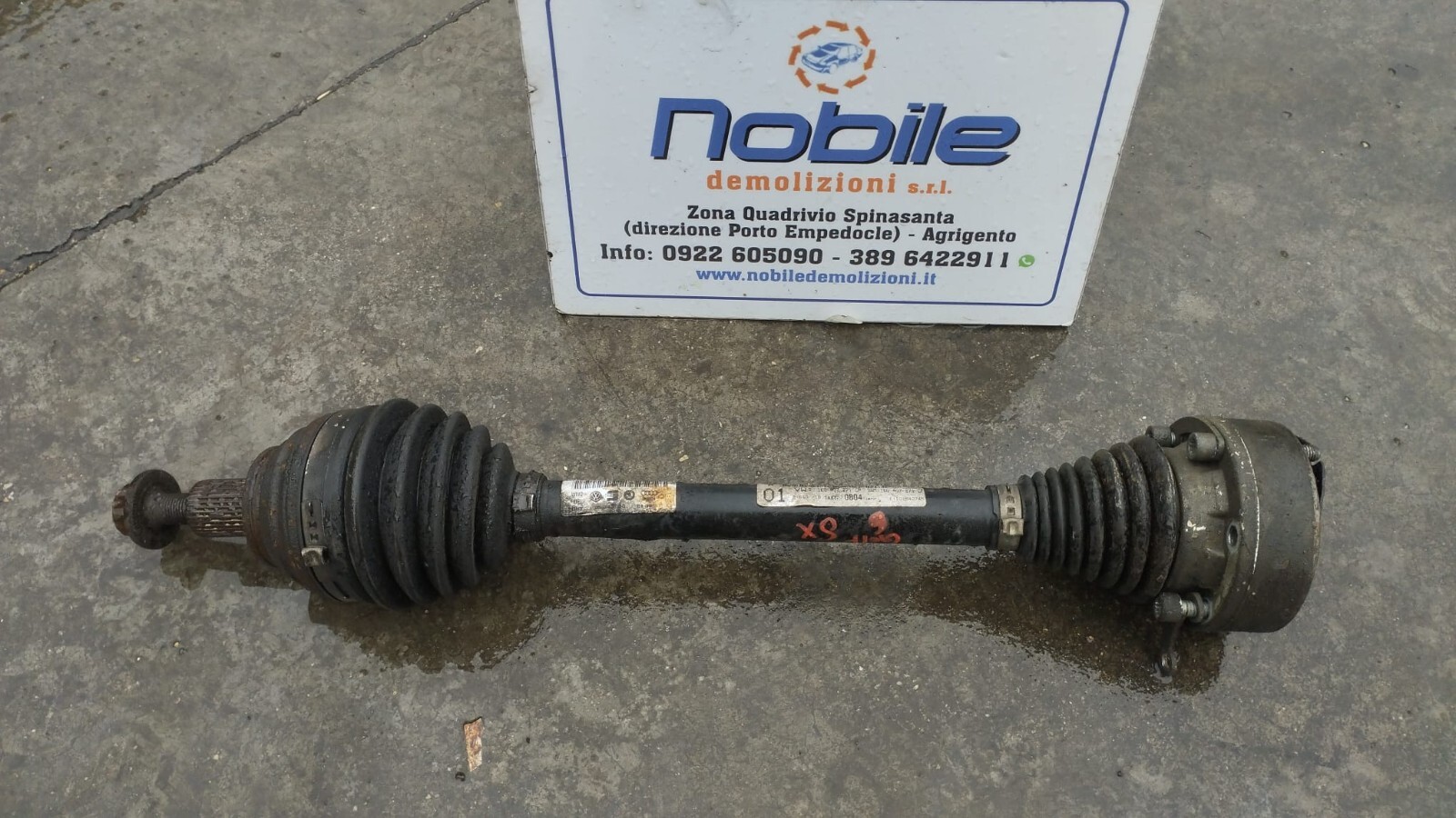 Semialbero Ant. Sinistro Volkswagen GOLF (5K/AJ) (09/08>01/14<) Usato