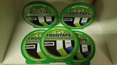 Frogtape  .94'' X 60 Yards Green Multi-Surface Painter's Tape, 5 Pack, Pro Grade