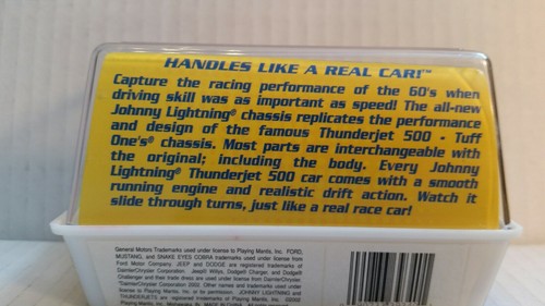 AW - Johnny Lightning - GM White/Gold - iWheel - New in Case - H O Slot Car