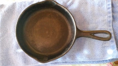 Antique Wagner Ware Sidney -0- Cast Iron Skillet 5