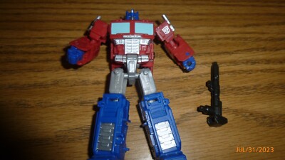 Transformers Generations WFC Kingdom Core Optimus Prime Figure Complete