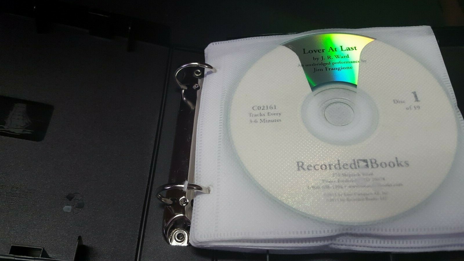 Recorded Books- Lover at Last By J.R. Ward a novel of black dagger...19 Disc Set