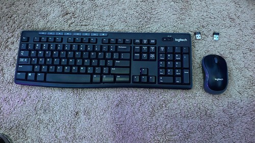 Logitech K270 Keyboard and M185 Mouse with Receiver