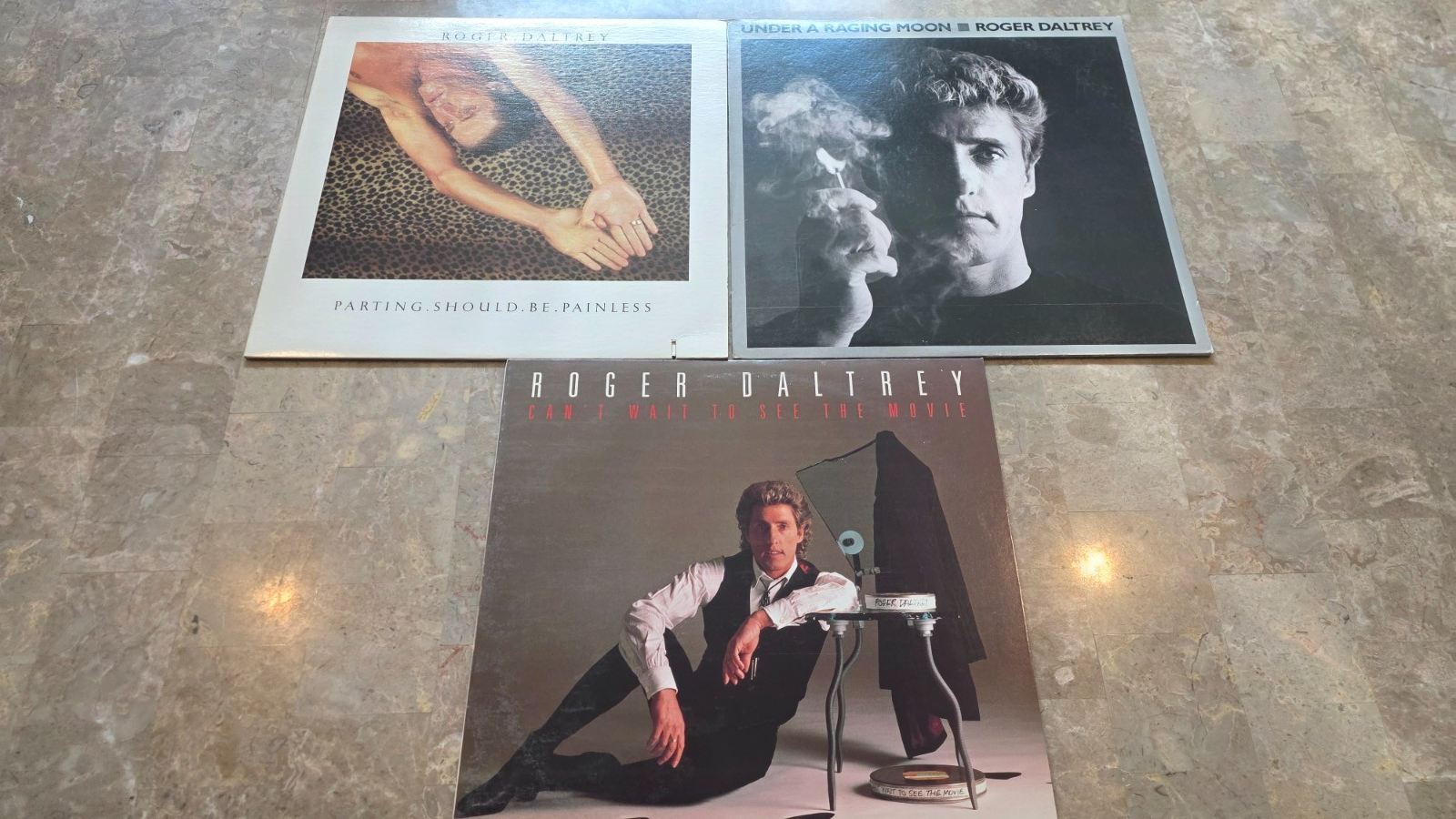 Roger Daltrey 3 Title Vinyl LP Lot VG+ or better FREE SHIPPING