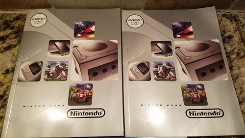 Nintendo Game Catalogs/magazine Lot Of Three Winter And Summer Of 2003