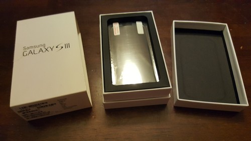 Original Samsung Galaxy Siii (s3) Box only - empty (no phone) VERY CLEAN